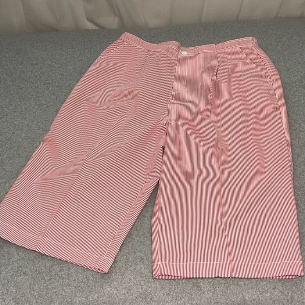 Wide Leg Striped Crop Pants Capri 18 Petite Coastal Grandma High Rise Indie